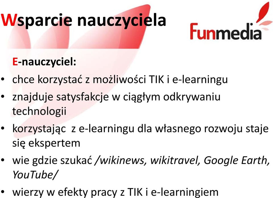 korzystając z e-learningu dla własnego rozwoju staje się ekspertem wie gdzie