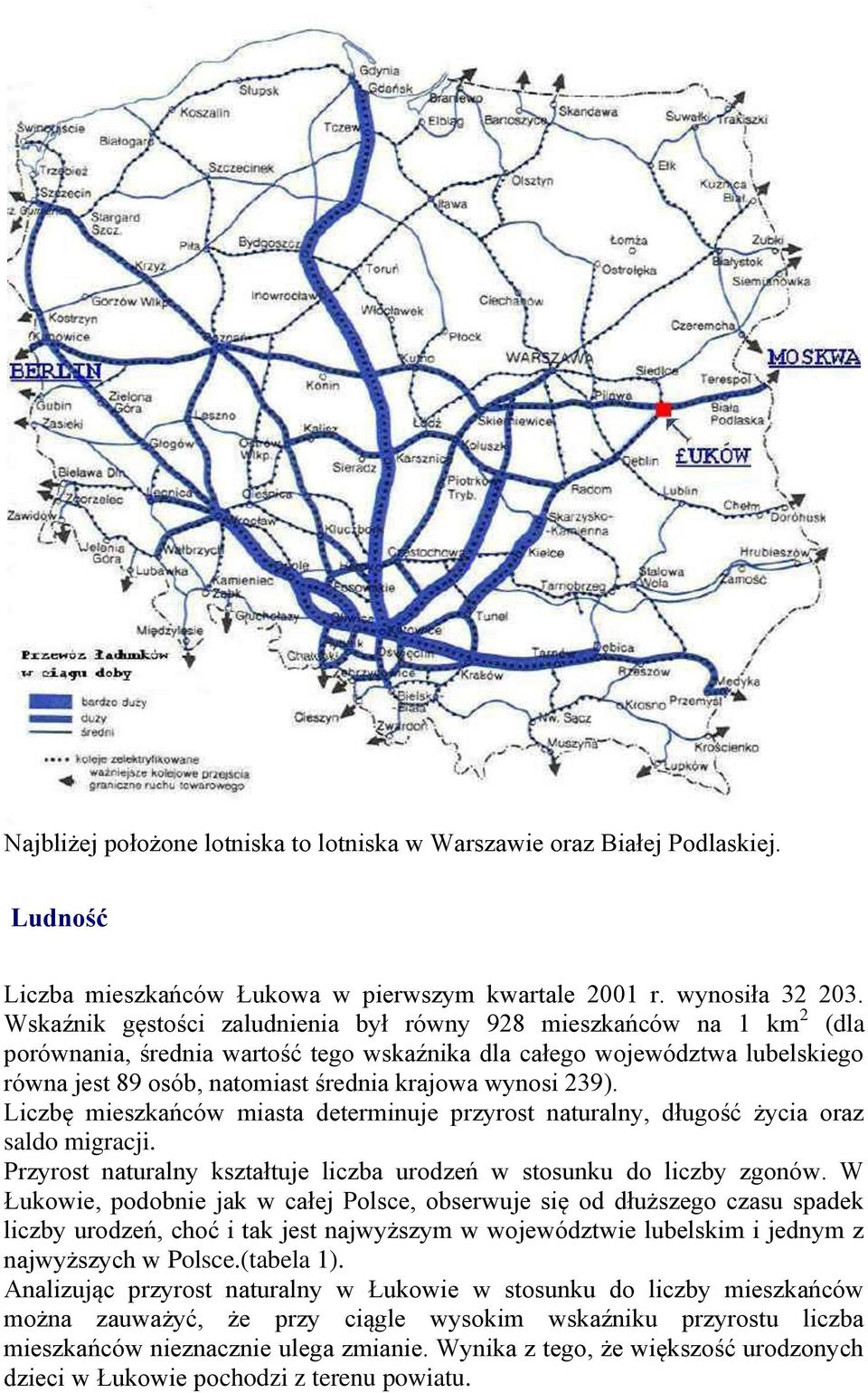 wynosi 239). Liczbę mieszkańców miasta determinuje przyrost naturalny, długość życia oraz saldo migracji. Przyrost naturalny kształtuje liczba urodzeń w stosunku do liczby zgonów.