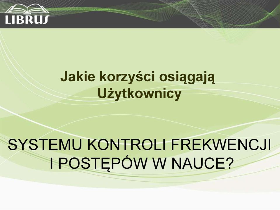 SYSTEMU KONTROLI