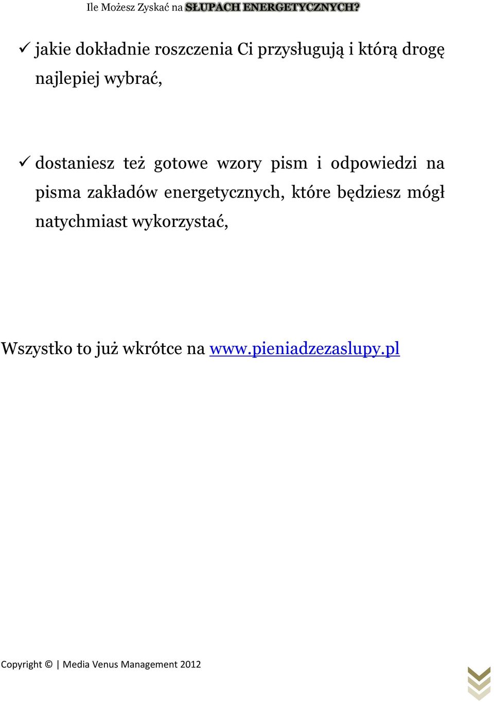 odpowiedzi na pisma zakładów energetycznych, które będziesz