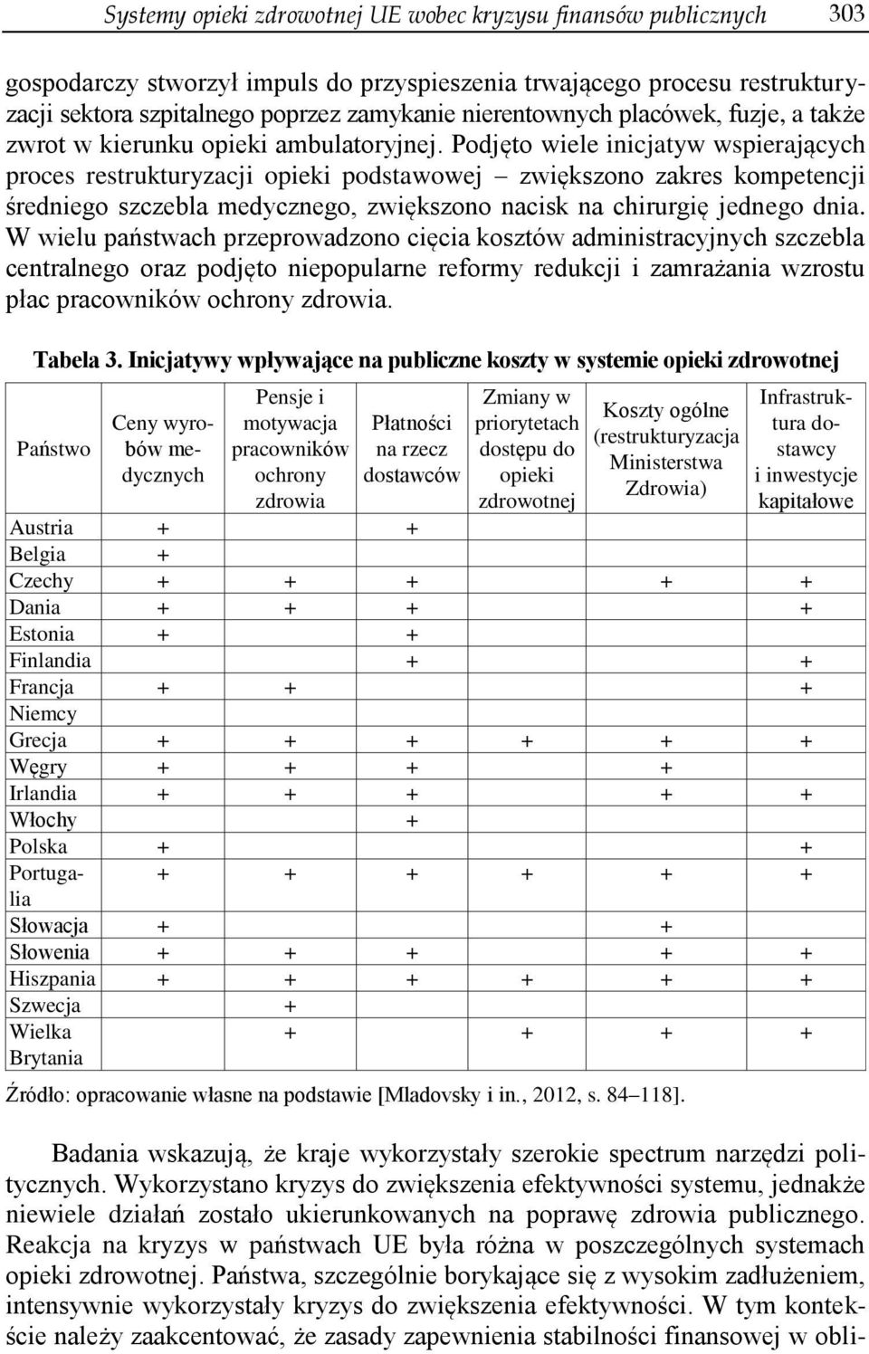 Podjęto wiele inicjatyw wspierających proces restrukturyzacji opieki podstawowej zwiększono zakres kompetencji średniego szczebla medycznego, zwiększono nacisk na chirurgię jednego dnia.