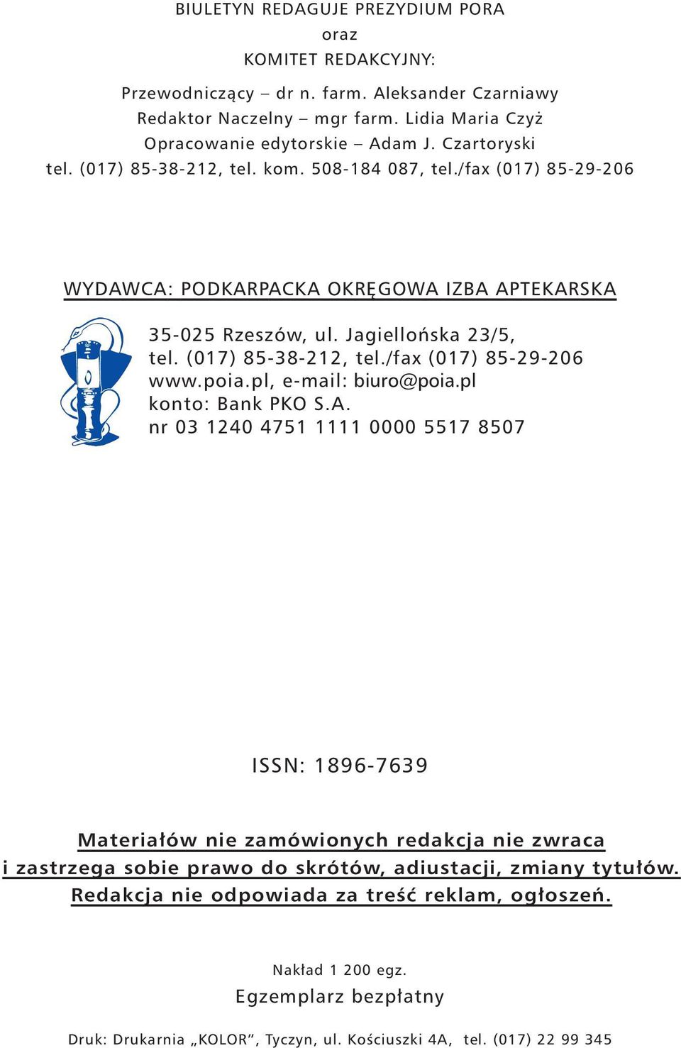 poia.pl, e-mail: biuro@poia.pl konto: Bank PKO S.A.