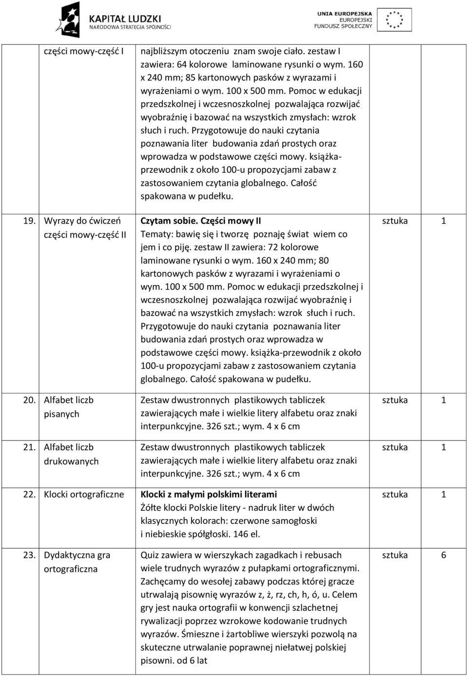 Pomoc w edukacji przedszkolnej i wczesnoszkolnej pozwalająca rozwijać wyobraźnię i bazować na wszystkich zmysłach: wzrok słuch i ruch.