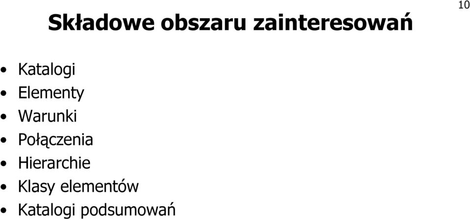 Elementy Warunki Połączenia