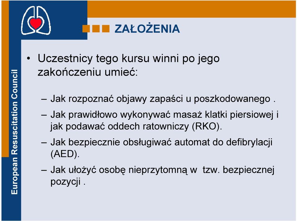 Jak prawidłowo wykonywać masaŝ klatki piersiowej i jak podawać oddech