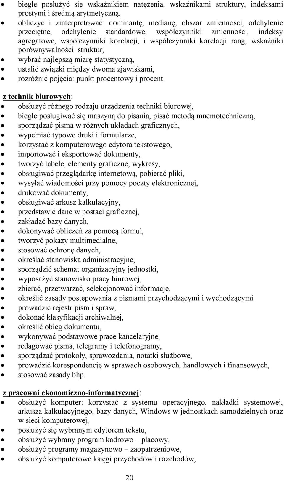 ustalić związki między dwoma zjawiskami, rozróżnić pojęcia: punkt procentowy i procent.