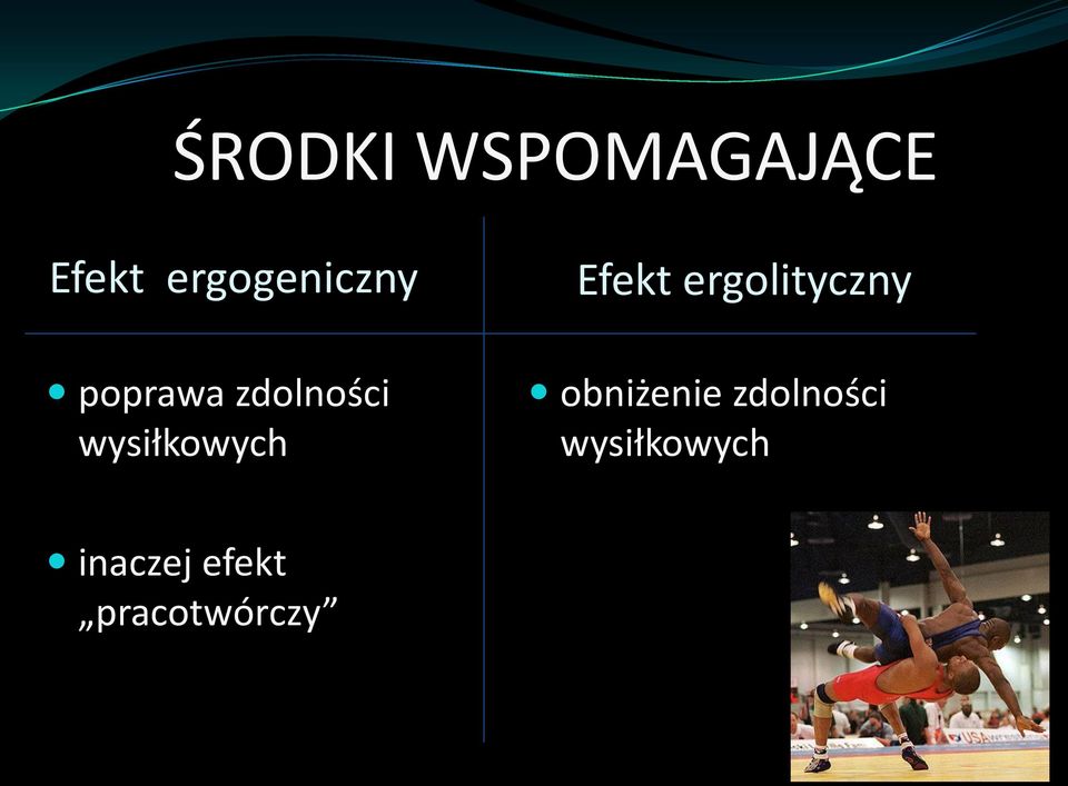 wysiłkowych Efekt ergolityczny