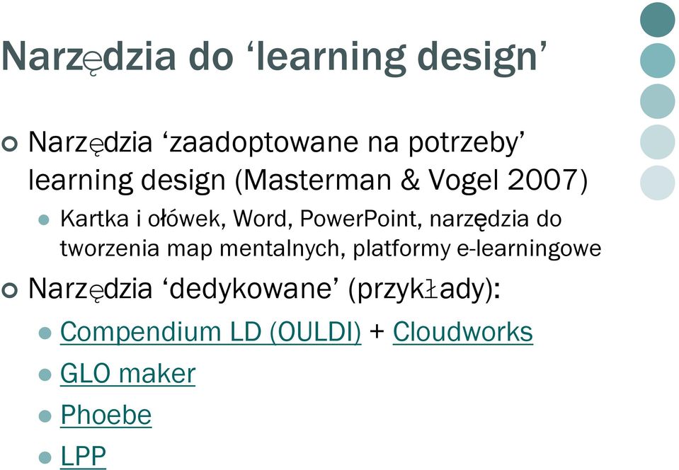 narzędzia do tworzenia map mentalnych, platformy e-learningowe Narzędzia