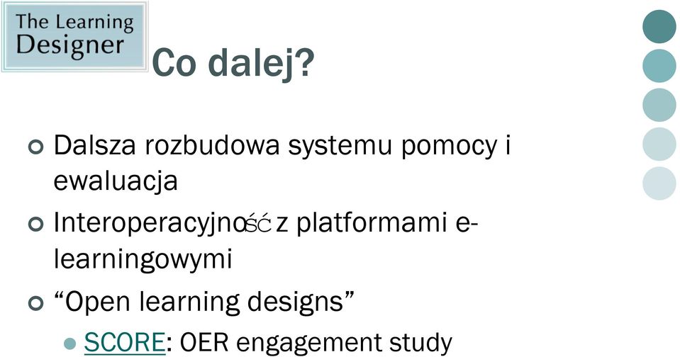 ewaluacja Interoperacyjność z