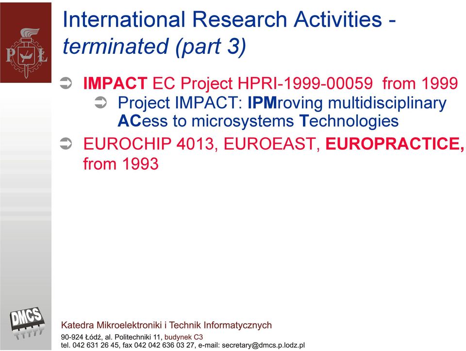 IMPACT: IPMroving multidisciplinary ACess to