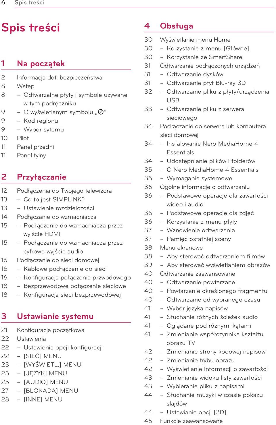 Podłączenia do Twojego telewizora 13 Co to jest SIMPLINK?