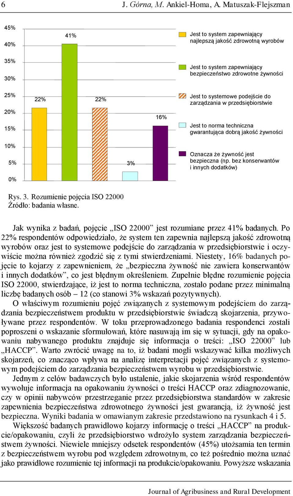 podejście do zarządzania w przedsiębiorstwie Jest to norma techniczna gwarantująca dobrą jakość żywności 1 5% 3%