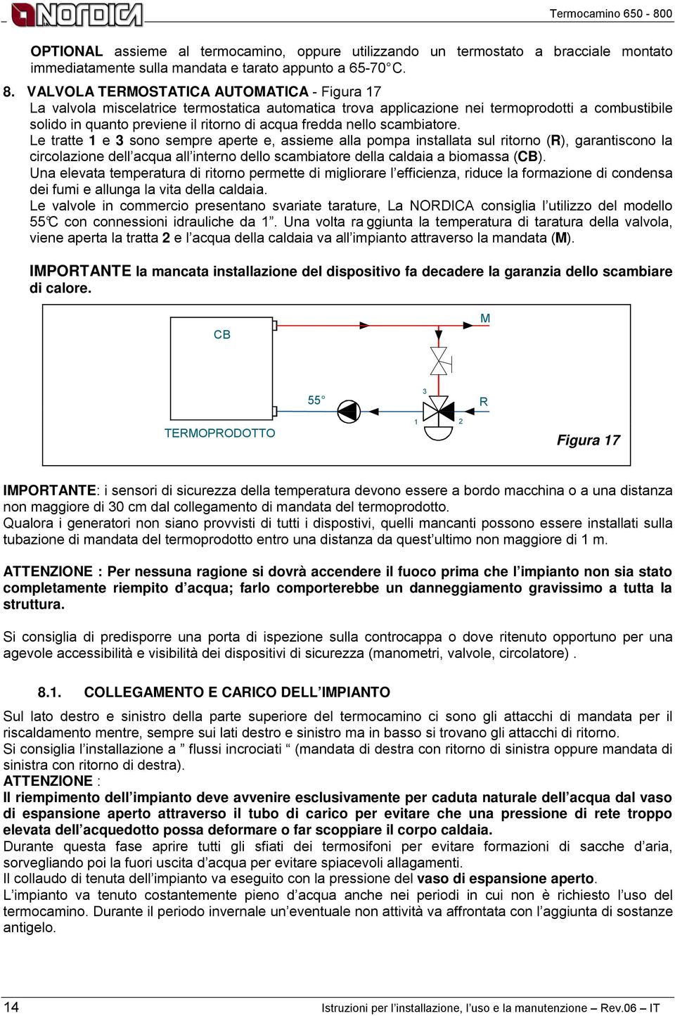 nello scambiatore.