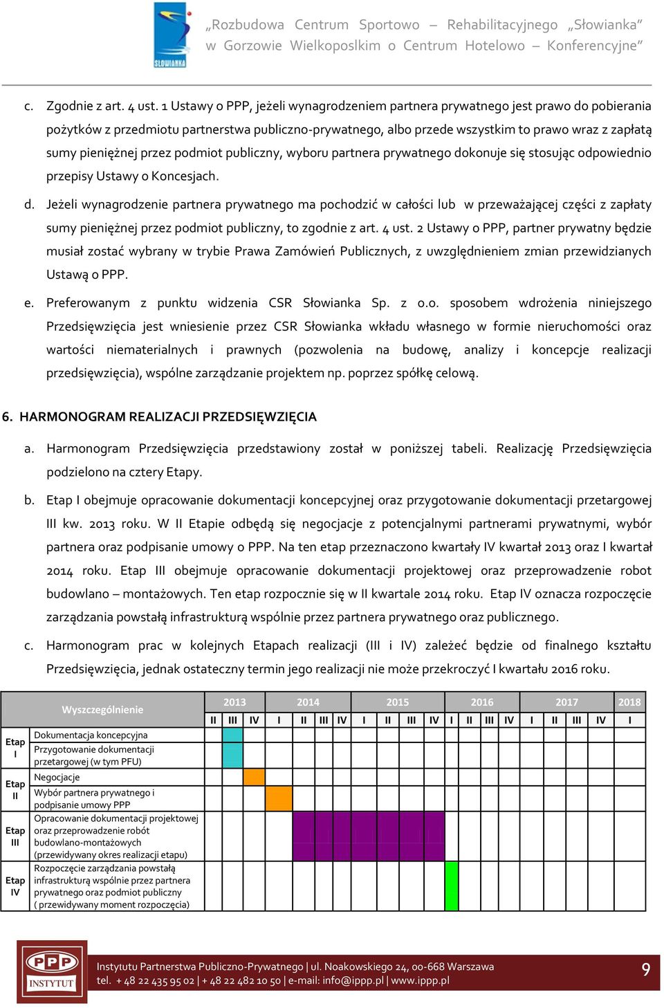 pieniężnej przez podmiot publiczny, wyboru partnera prywatnego do