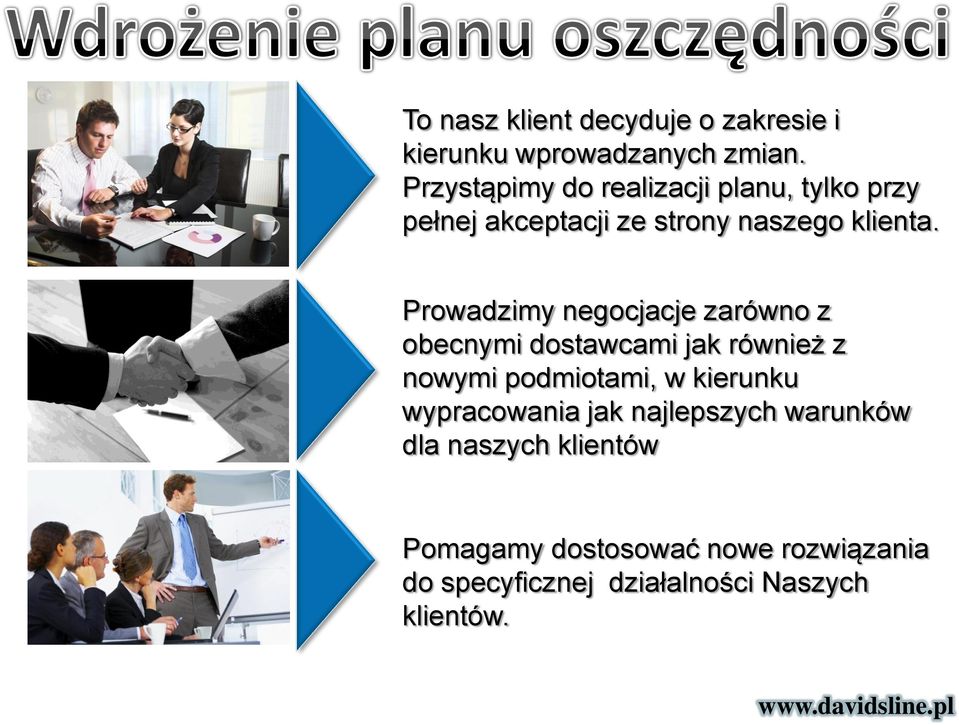 Prowadzimy negocjacje zarówno z obecnymi dostawcami jak również z nowymi podmiotami, w kierunku