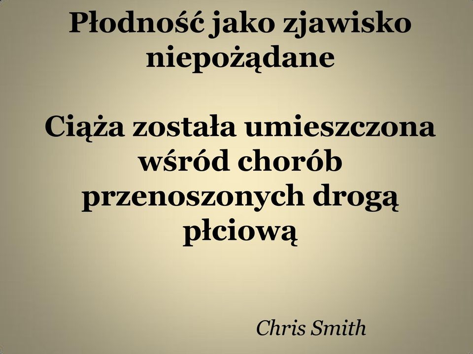 umieszczona wśród chorób