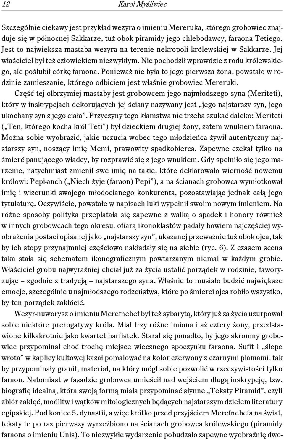 Ponieważ nie była to jego pierwsza żona, powstało w rodzinie zamieszanie, którego odbiciem jest właśnie grobowiec Mereruki.