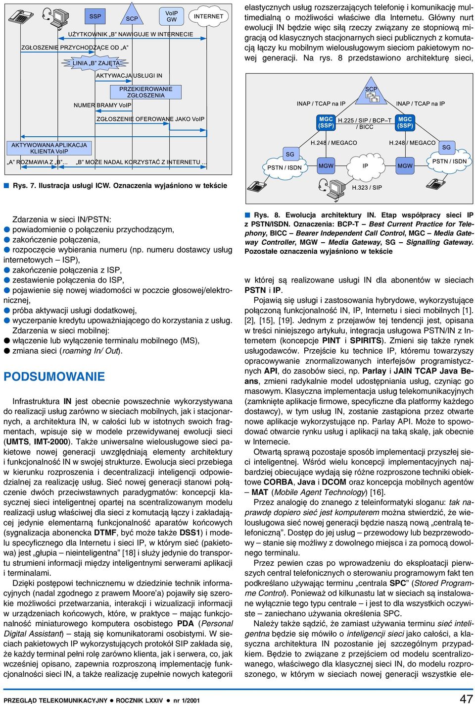 generacji. Na rys. 8 przedstawiono architekturê sieci, O Rys. 7. Ilustracja usługi ICW.