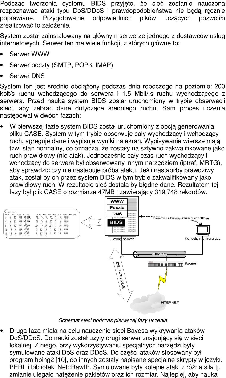 Serwer ten ma wiele funkcji, z których główne to: Serwer WWW Serwer poczty (SMTP, POP3, IMAP) Serwer DNS System ten jest rednio obciony podczas dnia roboczego na poziomie: 200 kbit/s ruchu wchodzcego