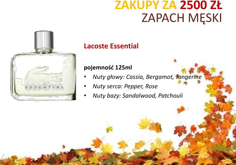 Cassia, Bergamot, Tangerine Nuty serca: