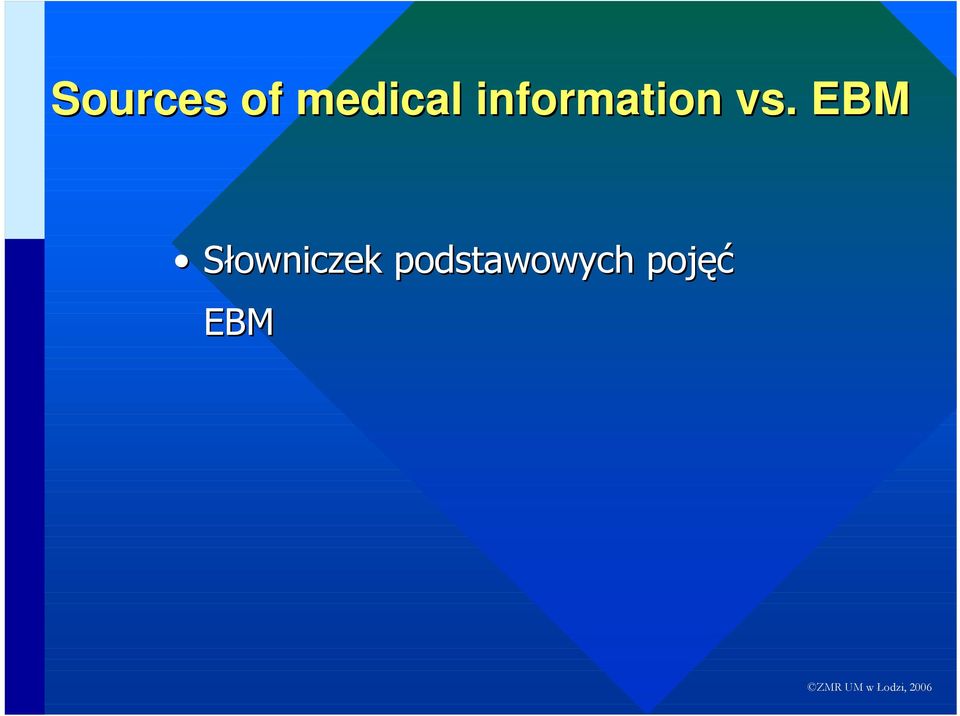 information vs.