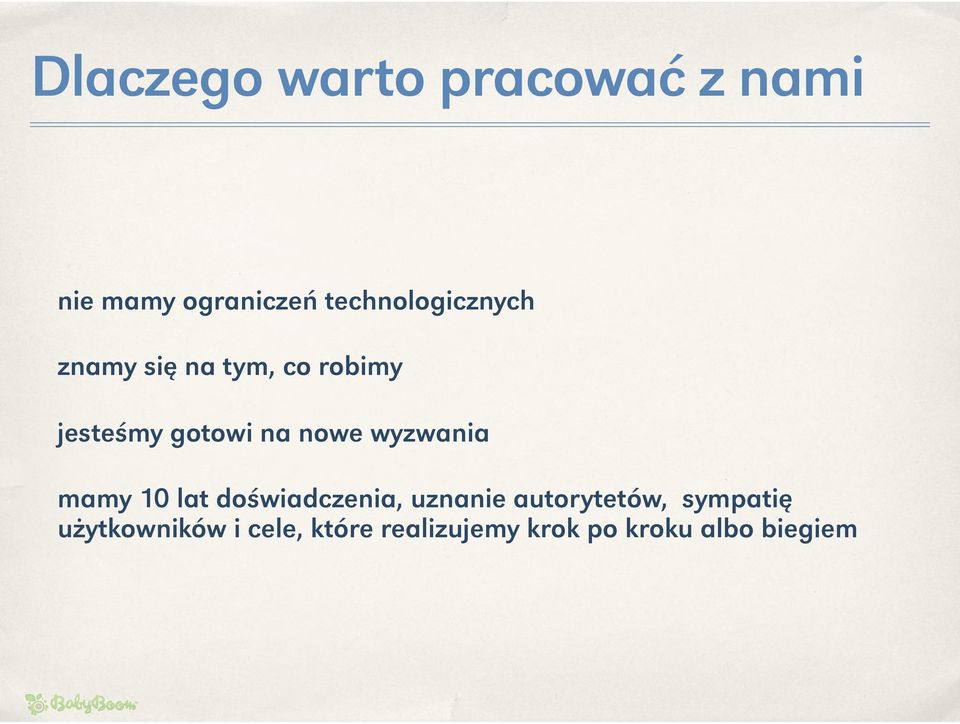 na nowe wyzwania mamy 10 lat doświadczenia, uznanie