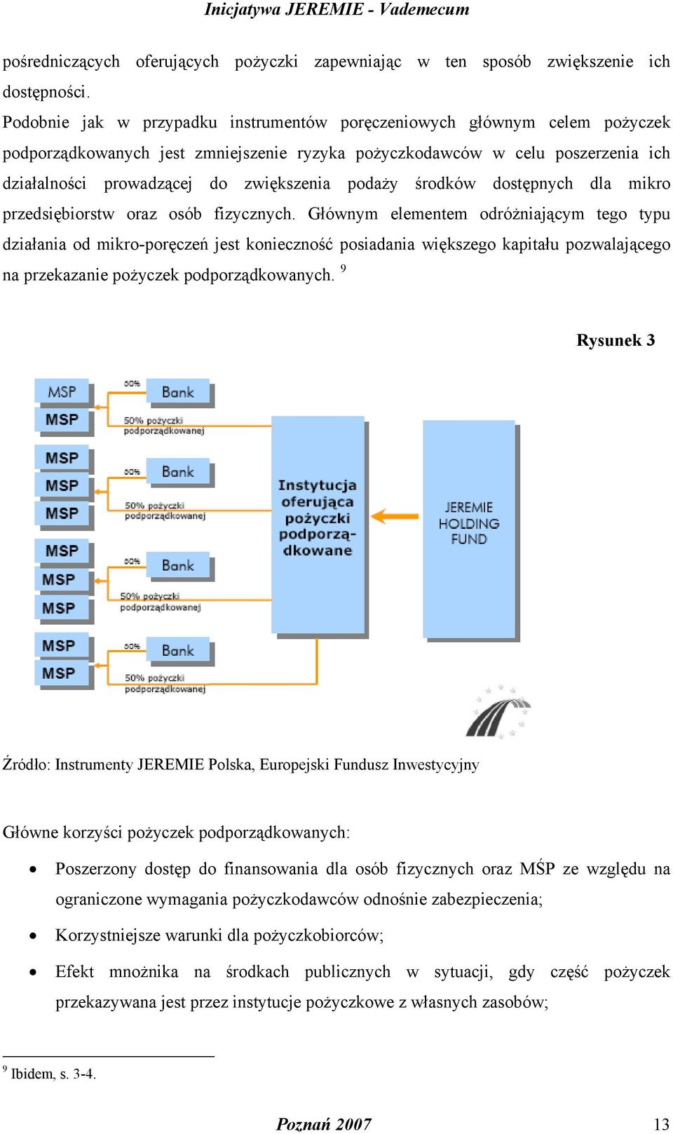 podaży środków dostępnych dla mikro przedsiębiorstw oraz osób fizycznych.