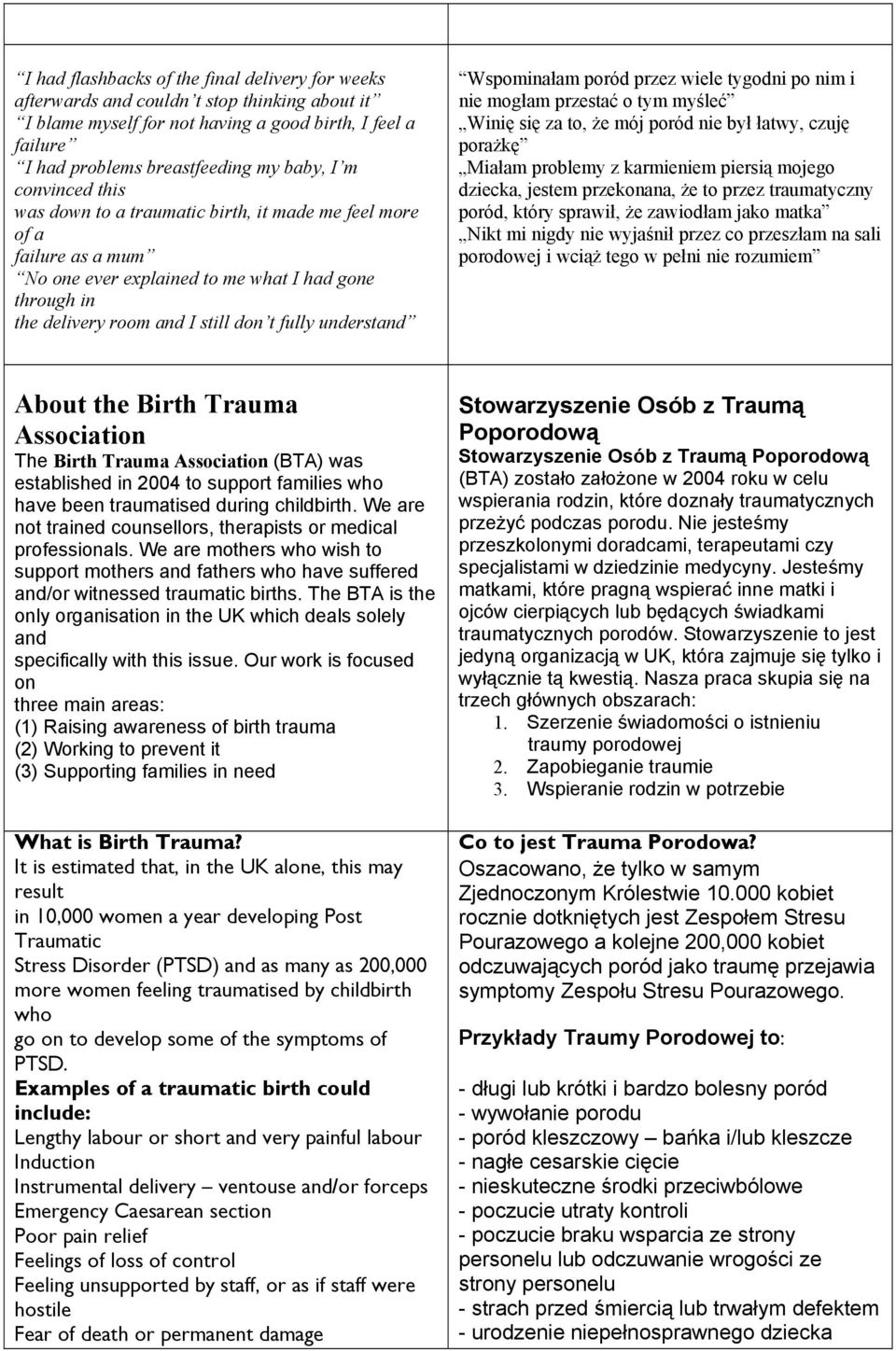 Wspominałam poród przez wiele tygodni po nim i nie mogłam przestać o tym myśleć Winię się za to, że mój poród nie był łatwy, czuję porażkę Miałam problemy z karmieniem piersią mojego dziecka, jestem
