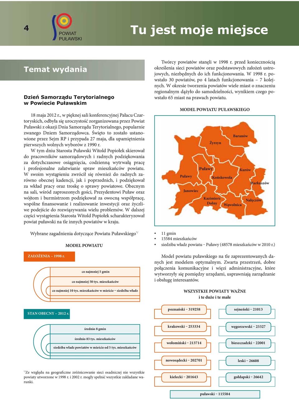 Święto to zostało ustanowione przez Sejm RP i przypada 27 maja, dla upamiętnienia pierwszych wolnych wyborów z 1990 r.