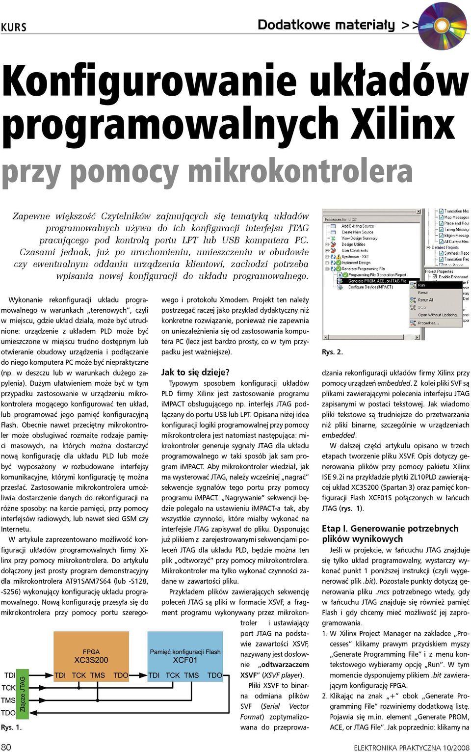 Czasami jednak, już po uruchomieniu, umieszczeniu w obudowie czy ewentualnym oddaniu urządzenia klientowi, zachodzi potrzeba wpisania nowej konfiguracji do układu programowalnego. Rys. 1.