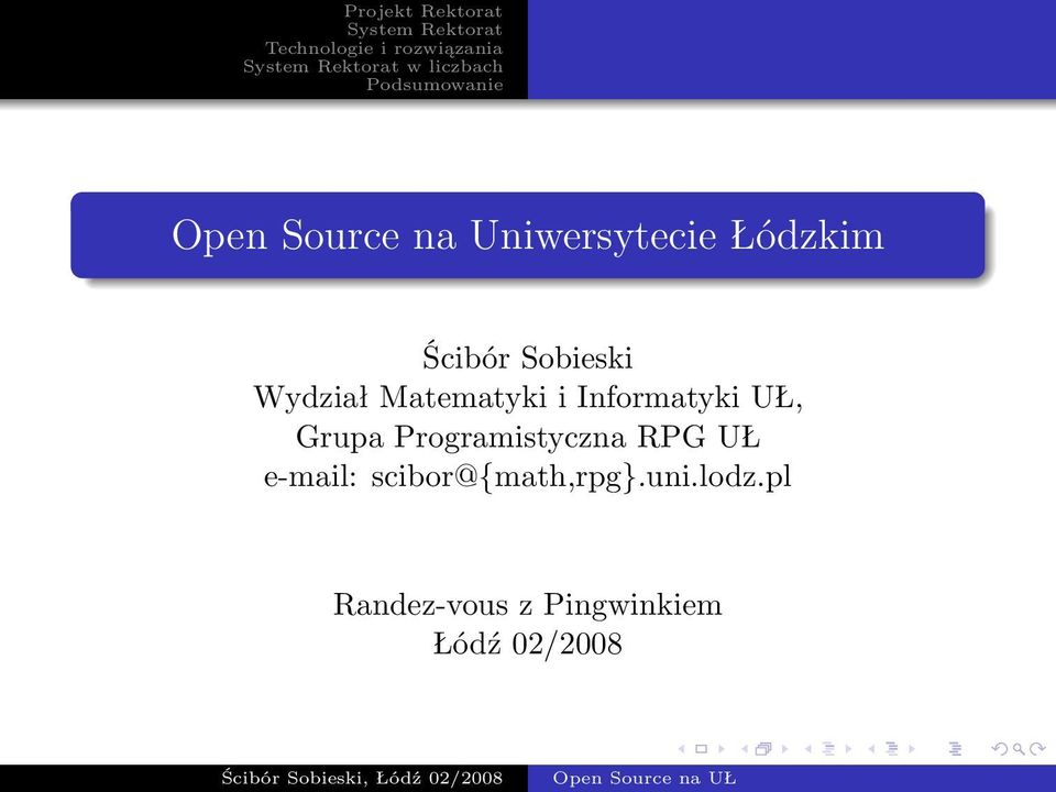 Grupa Programistyczna RPG UŁ e-mail: