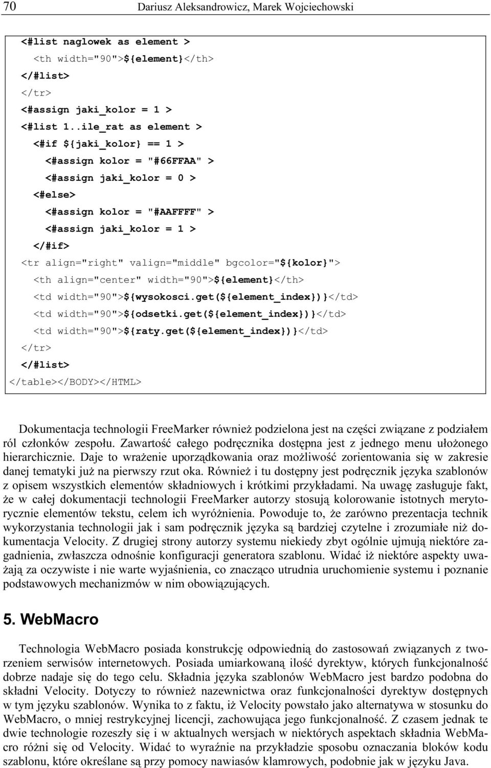 valign="middle" bgcolor="${kolor}"> <th align="center" width="90">${element}</th> <td width="90">${wysokosci.get(${element_index})}</td> <td width="90">${odsetki.