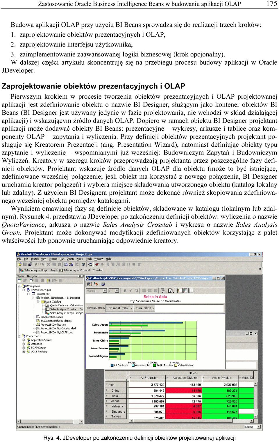 W dalszej części artykułu skoncentruję się na przebiegu procesu budowy aplikacji w Oracle JDeveloper.