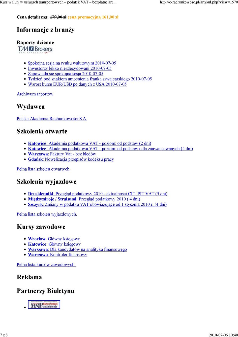 Rachunkowości S.A.