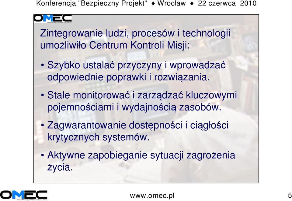 Stale monitorować i zarządzać kluczowymi pojemnościami i wydajnością zasobów.