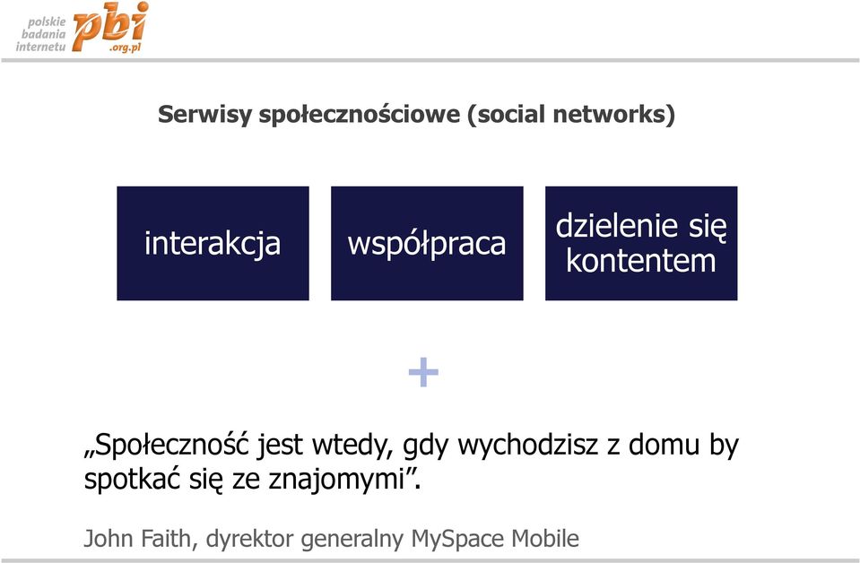 jest wtedy, gdy wychodzisz z domu by spotkać się ze