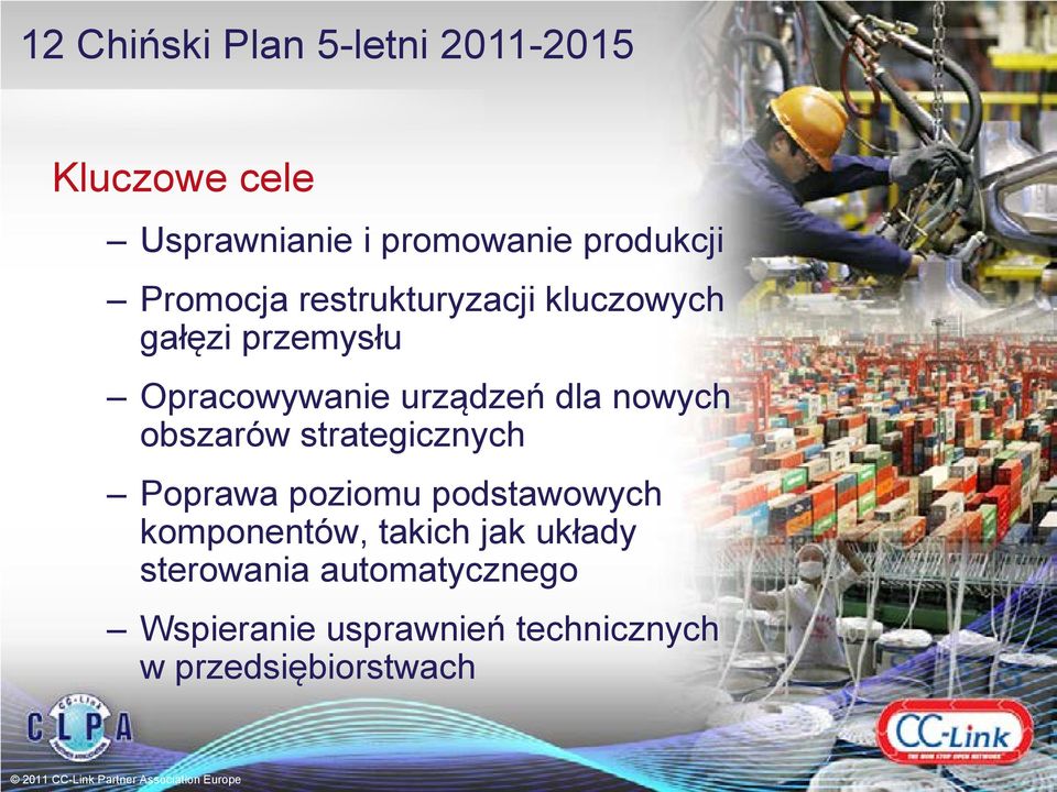 nowych obszarów strategicznych Poprawa poziomu podstawowych komponentów, takich jak