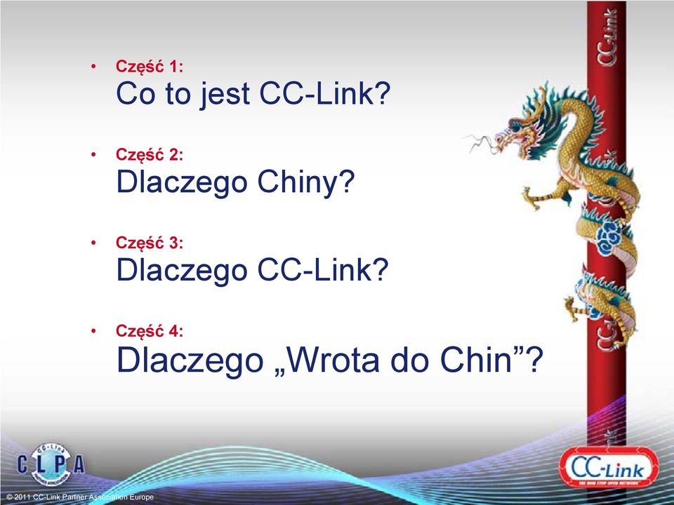 Część 3: Dlaczego CC-Link?