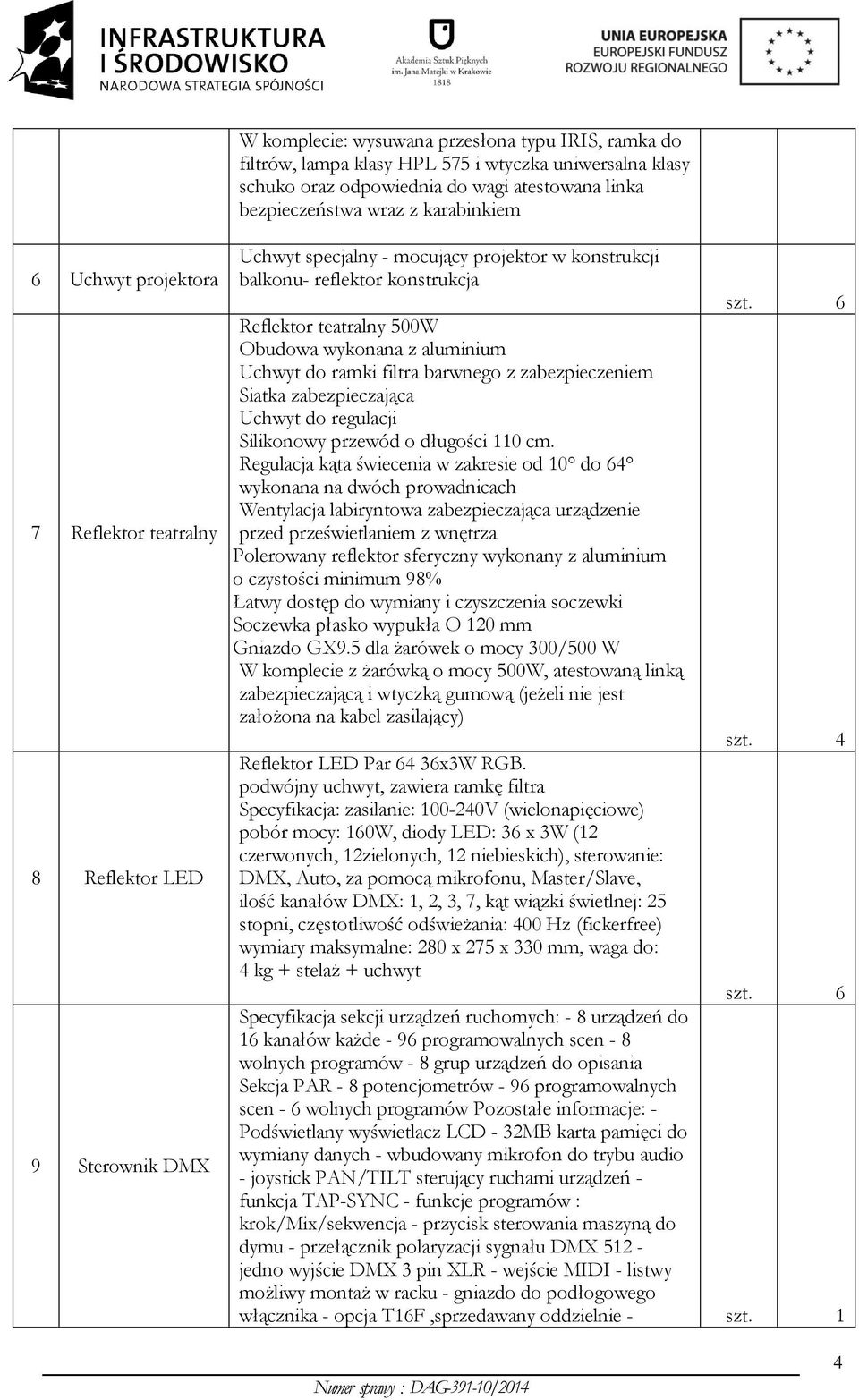 aluminium Uchwyt do ramki filtra barwnego z zabezpieczeniem Siatka zabezpieczająca Uchwyt do regulacji Silikonowy przewód o długości 110 cm.