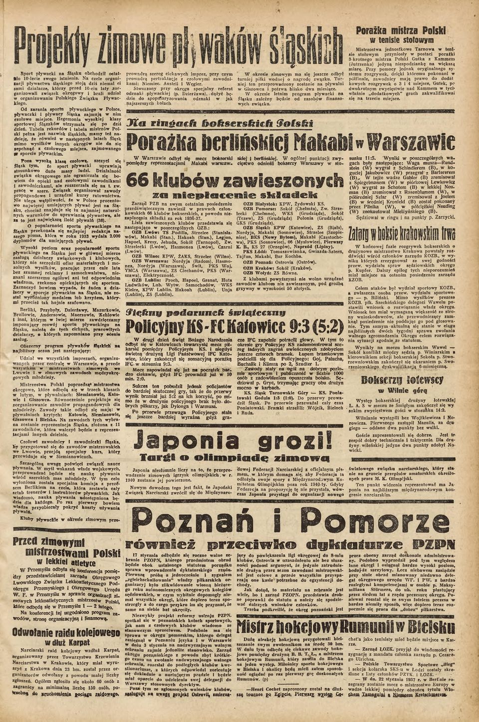 ackiego. Od zaran ia sportu pływackiego w Polsce, pływ aczki i pływacy Śląska zajm ują w nim czołowe miejsce. Hegemonia w ysokiej klasy sportow ej ślązaków utrzym ała się po dziś dzień.