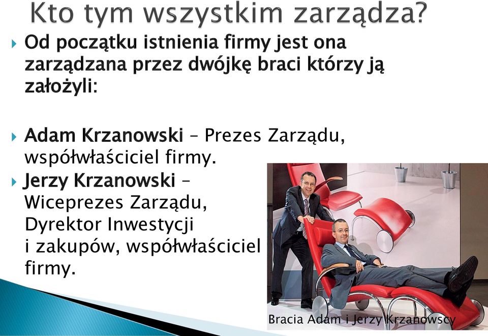 współwłaściciel firmy.