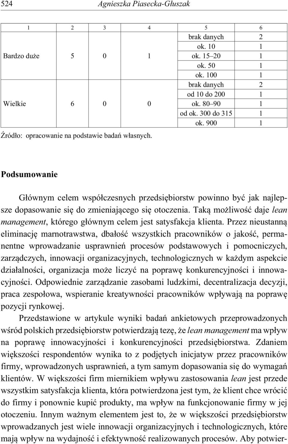 Tak mo liwo daje lean management, którego g ównym celem jest satysfakcja klienta.