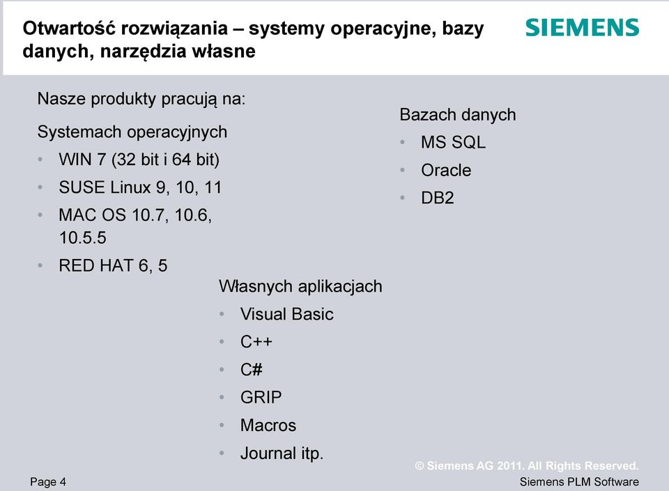 Linux 9, 10, 11 MAC OS 10.7, 10.6, 10.5.