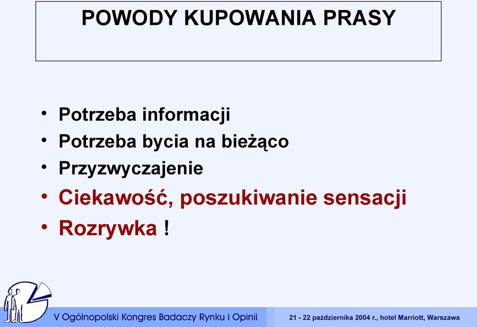 bieżąco Przyzwyczajenie