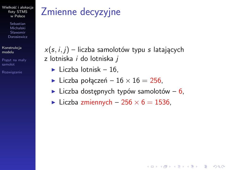 lotnisk 16, Liczba połączeń 16 16 = 256, Liczba