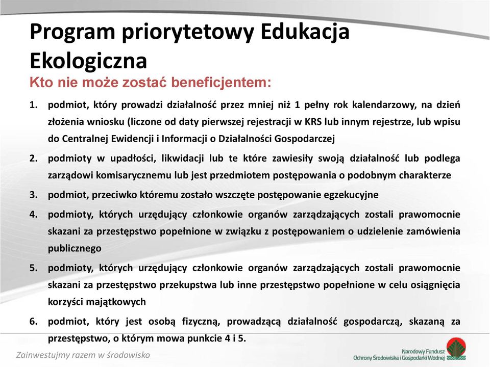 Ewidencji i Informacji o Działalności Gospodarczej 2.