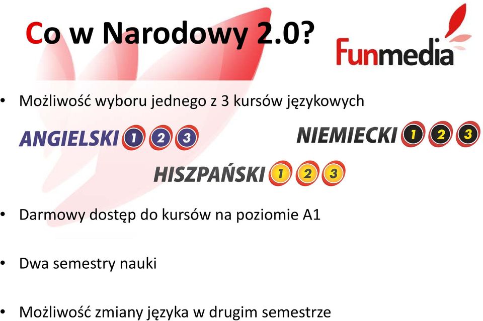 językowych Darmowy dostęp do kursów na