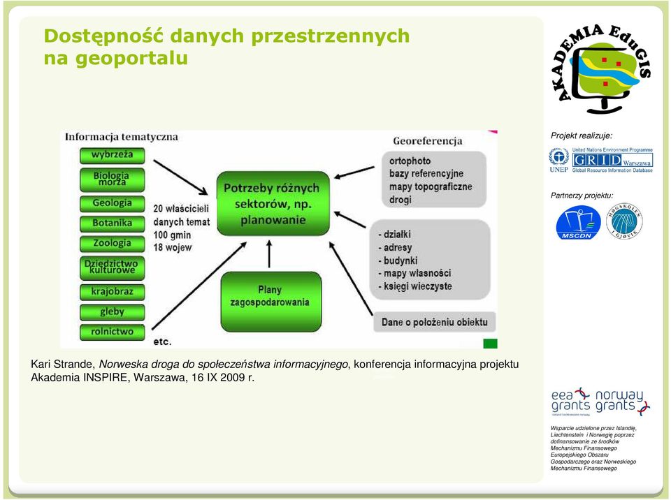 informacyjnego, konferencja informacyjna projektu