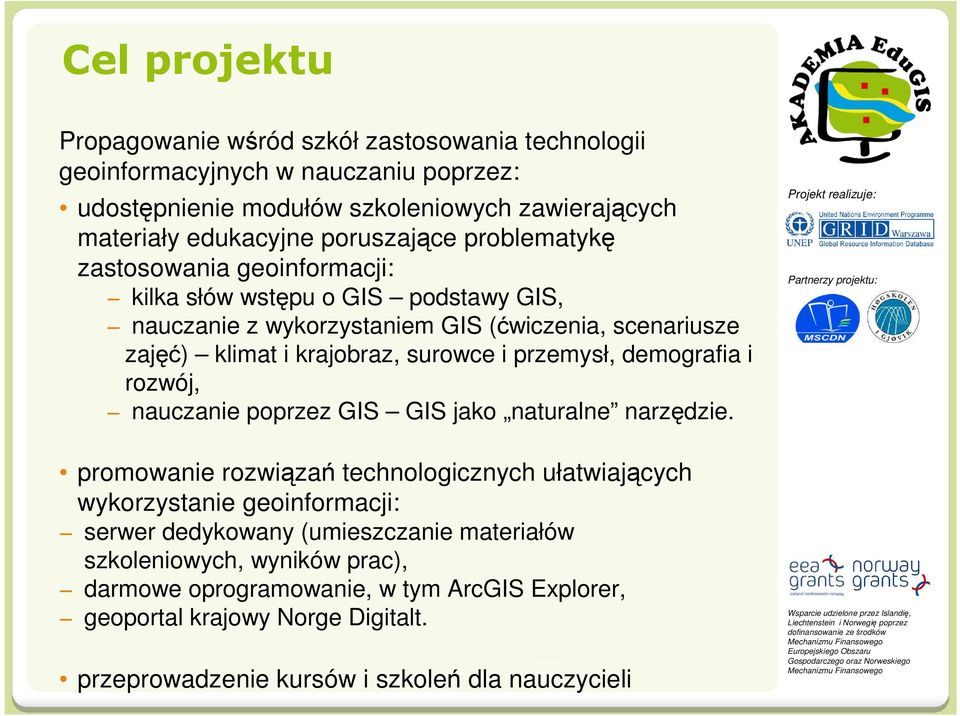 demografia i rozwój, nauczanie poprzez GIS GIS jako naturalne narzędzie.