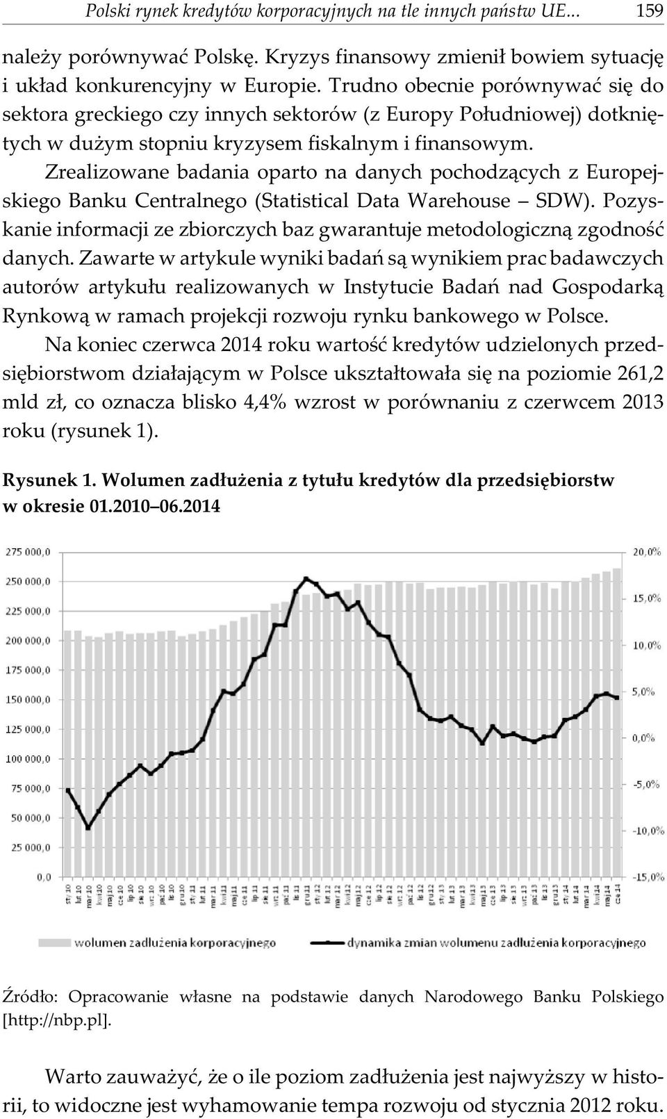 Zrealizowane badania oparto na danych pochodz¹cych z Europejskiego Banku Centralnego (Statistical Data Warehouse SDW).